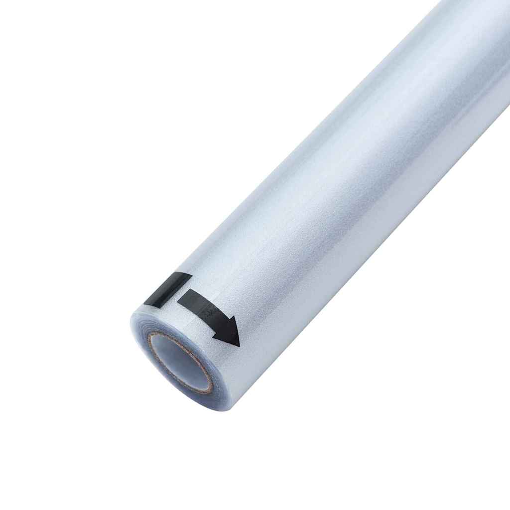 Pellicola statica per finestre Grigio Frosted 90 x 500 cm PVC