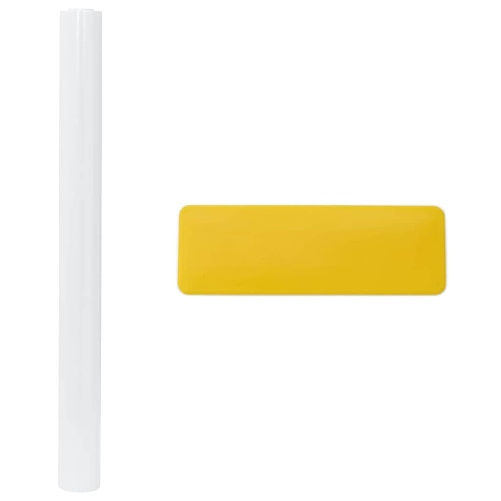 Pellicola statica per finestre Bianco Frosted 45 x 1000 cm PVC