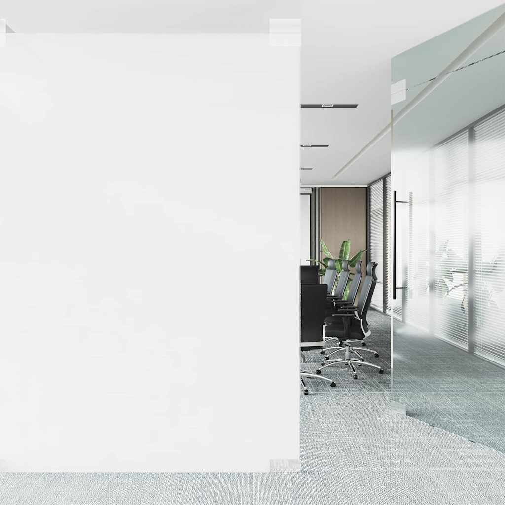 Pellicola statica per finestre Bianco Frosted 90 x 500 cm PVC