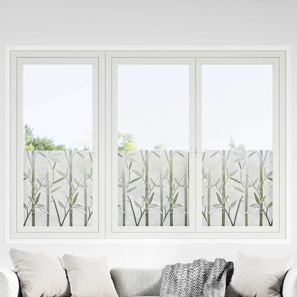 Pellicola statica per finestre Motivo Bamboo 45 x 500 cm PVC