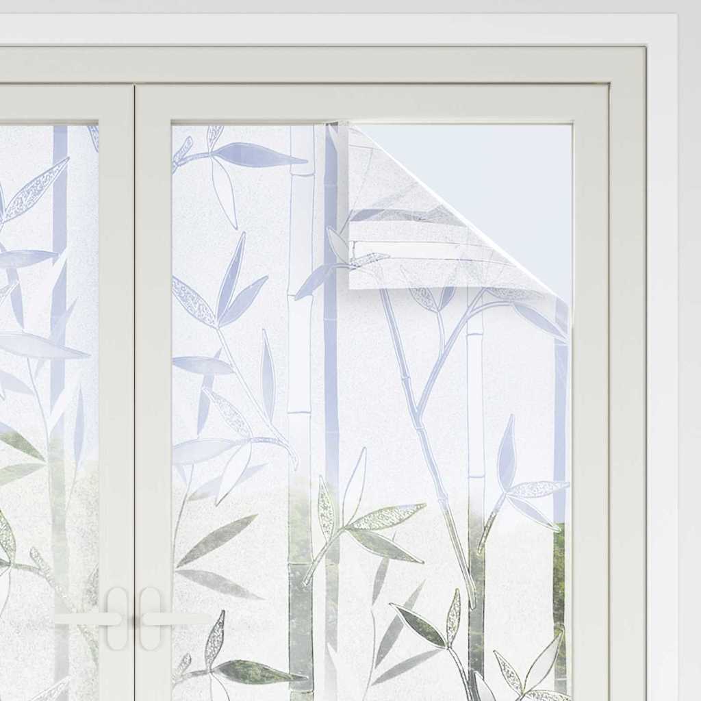 Pellicola statica per finestre Motivo Bamboo 60 x 500 cm PVC
