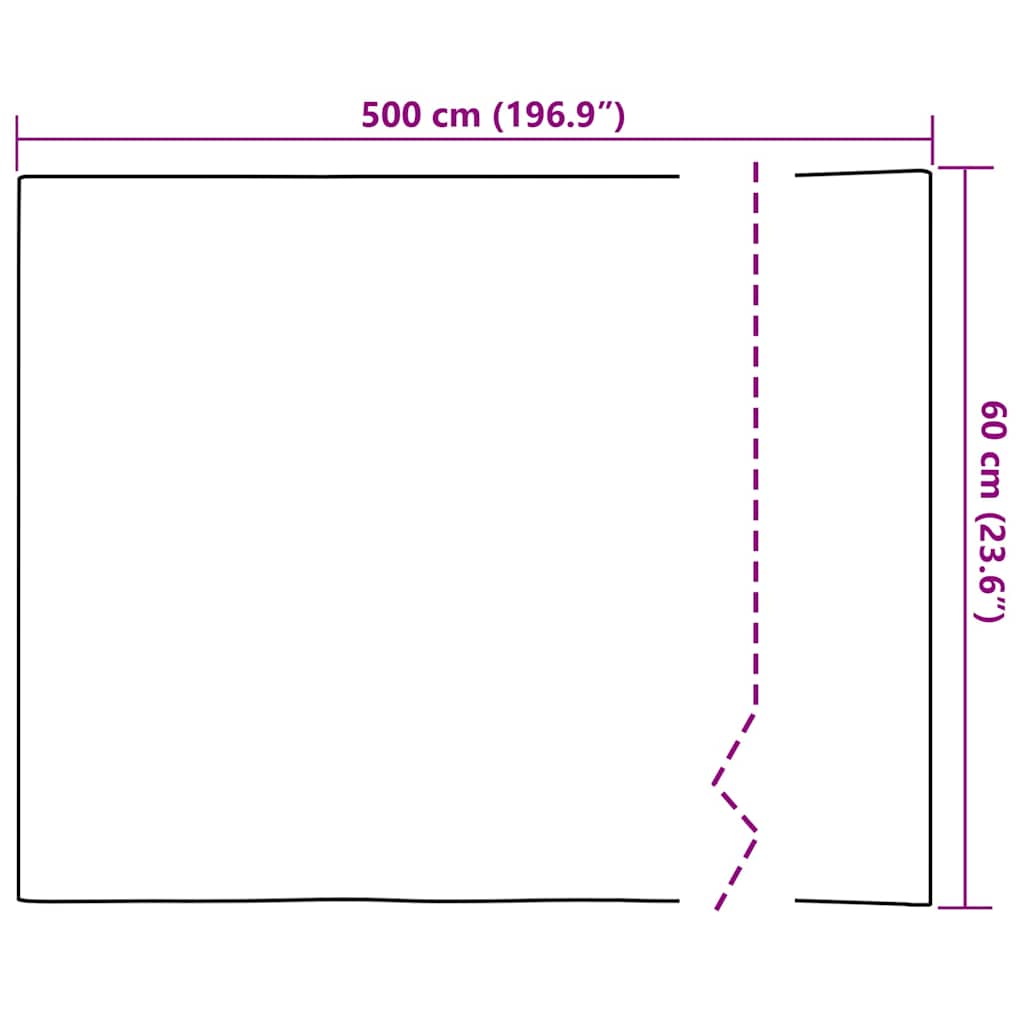Pellicola statica per finestre Motivo Bamboo 60 x 500 cm PVC