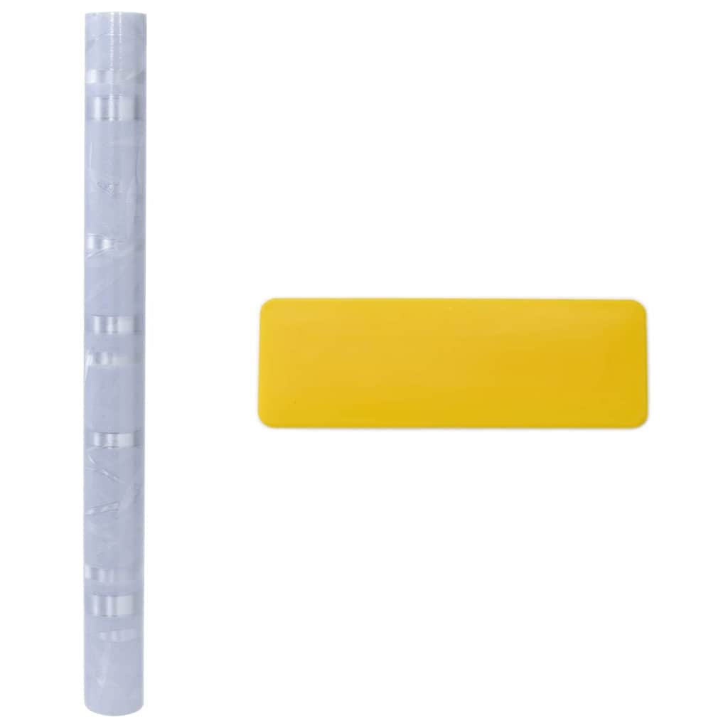 Pellicola statica per finestre Motivo Bamboo 90 x 500 cm PVC