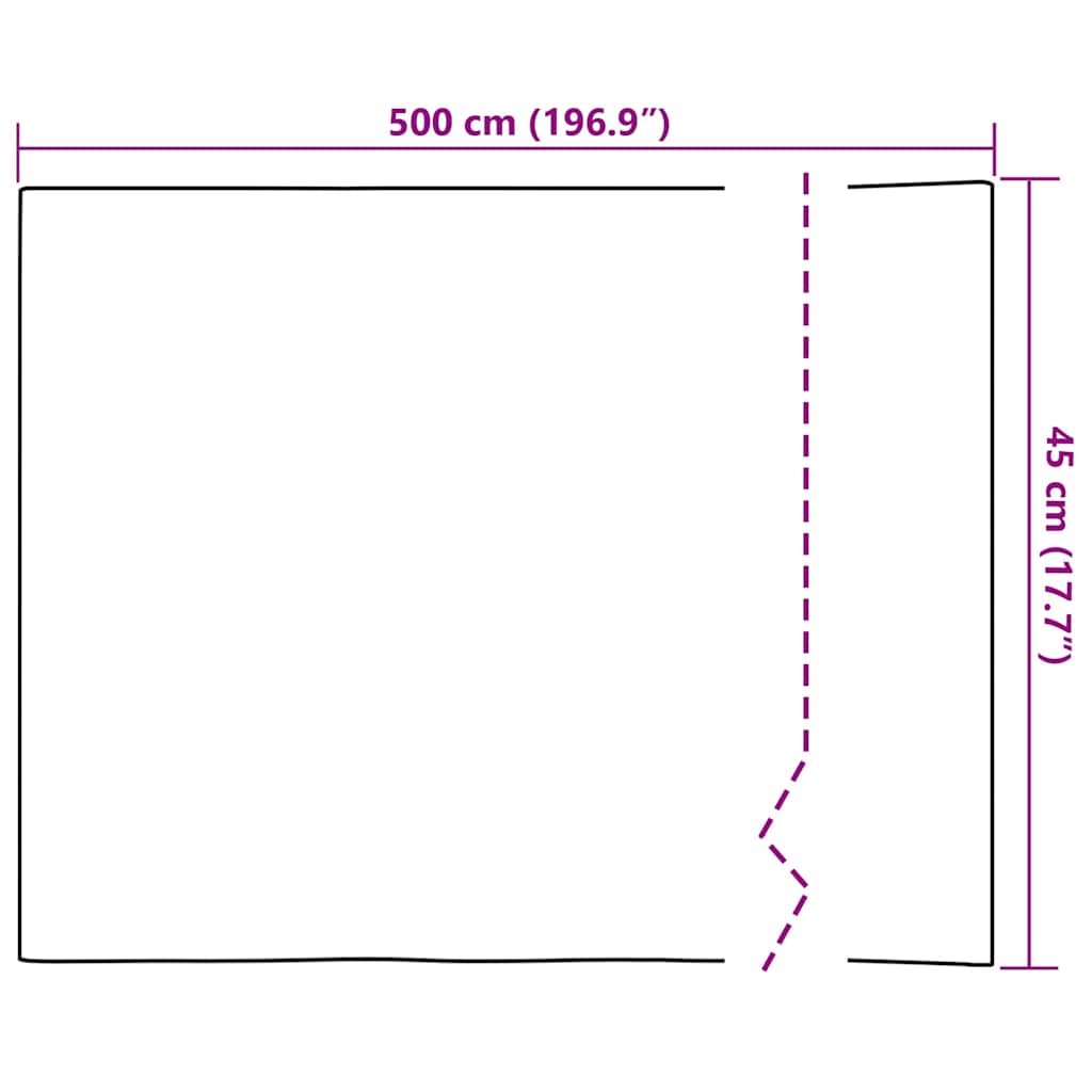 Pellicola statica per finestre Motivo Tende 45 x 500 cm PVC
