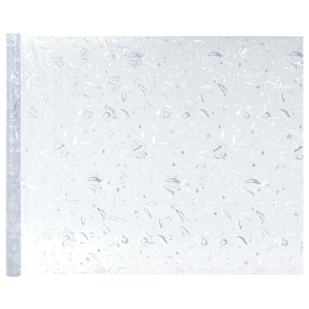 Pellicola statica per finestre Motivo Fiori 45 x 500 cm PVC