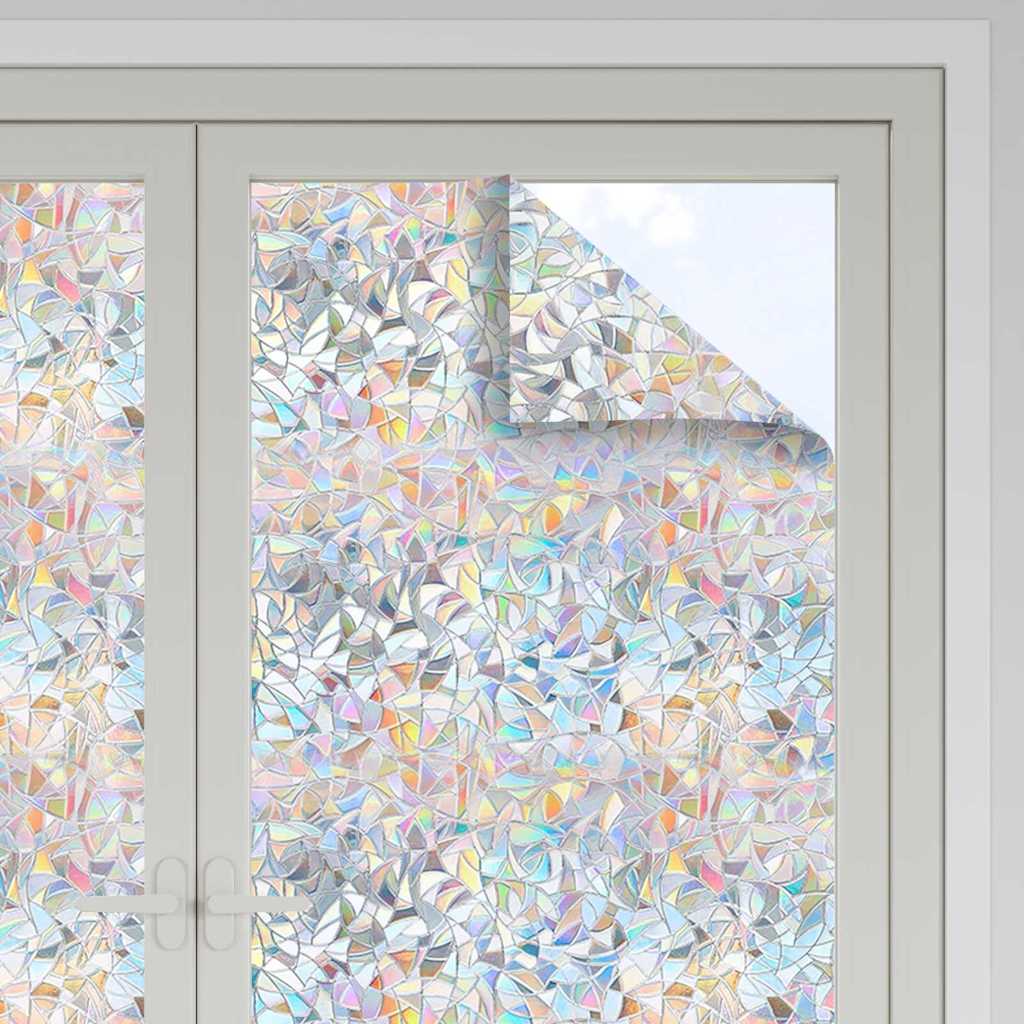 Pellicola statica per finestre Trasparente 45 x 2000 cm PVC