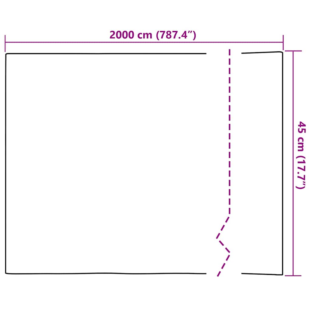 Pellicola statica per finestre Trasparente 45 x 2000 cm PVC