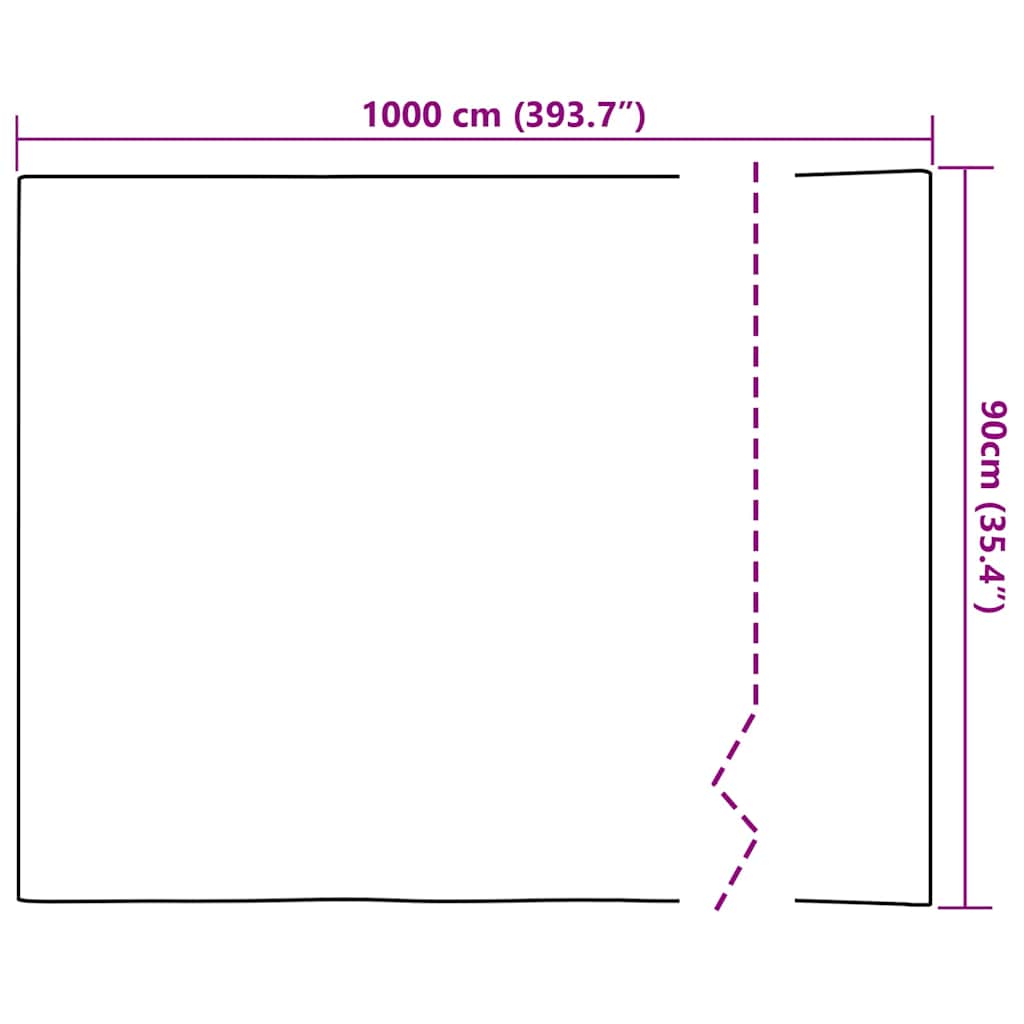 Pellicola statica per finestre Trasparente 90 x 1000 cm PVC