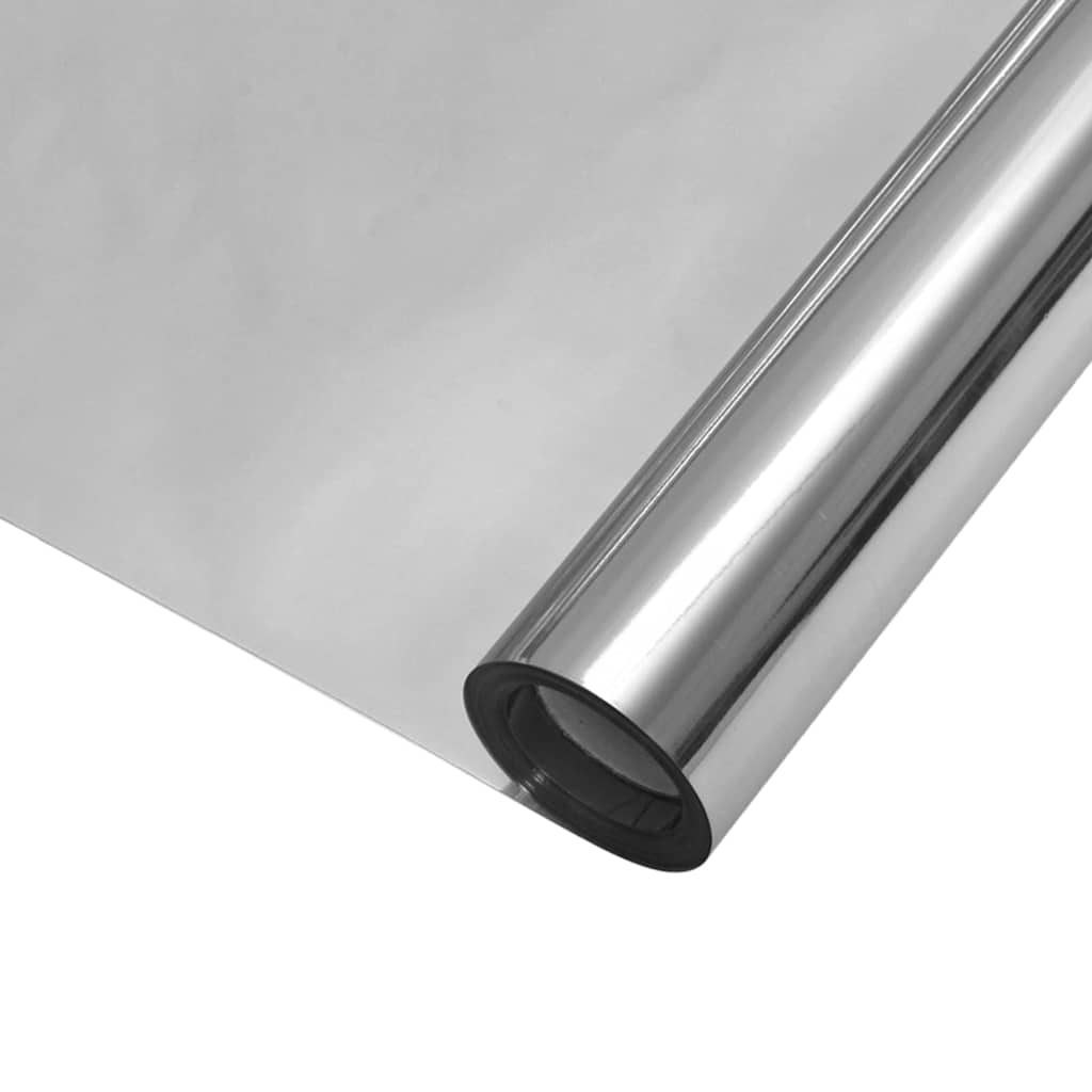 Pellicola per Finestra Solare Riflettente Statica Argento PVC