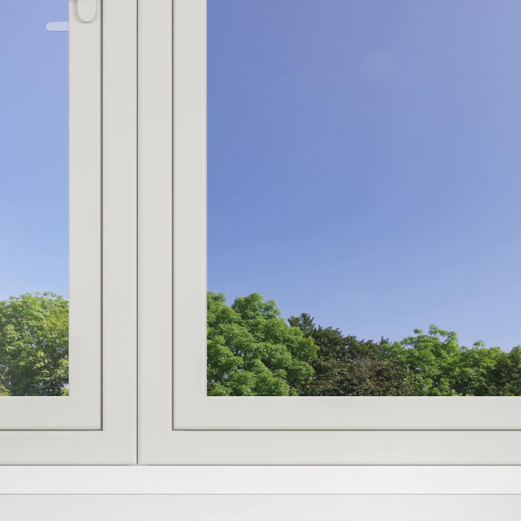 Pellicola per Finestra Solare Riflettente Statica Argento PVC