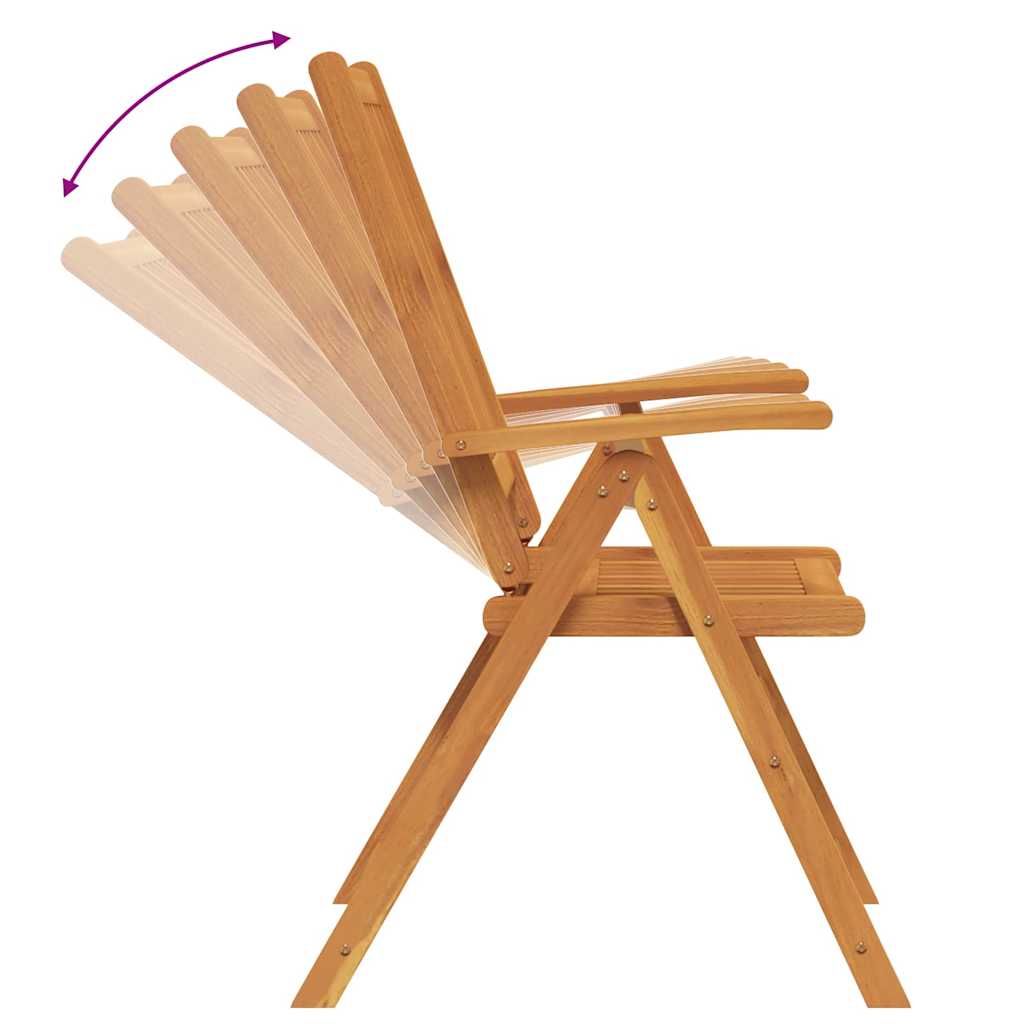 Set da Pranzo per Giardino 7 pz 6-Posti Naturale