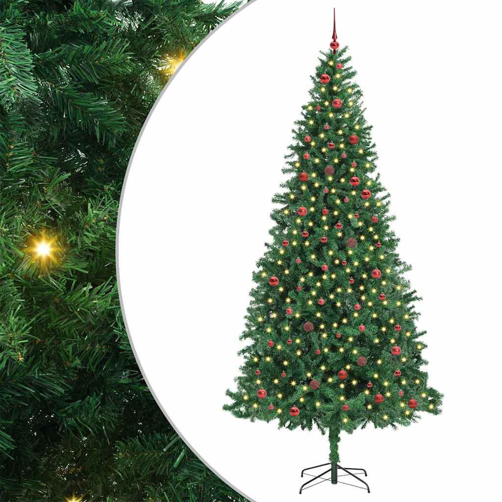 Albero di Natale artificiale con 300 LED Verde 300 cm