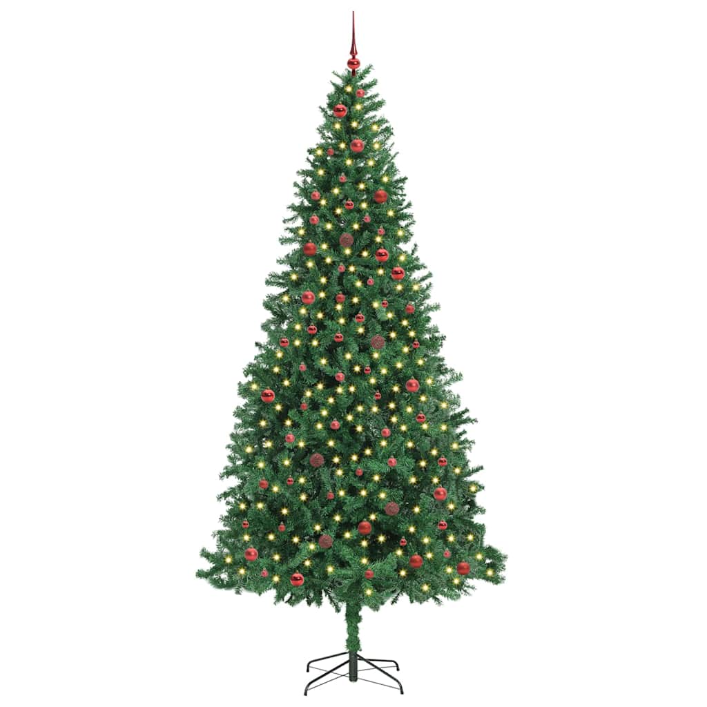 Albero di Natale artificiale con 300 LED Verde 300 cm