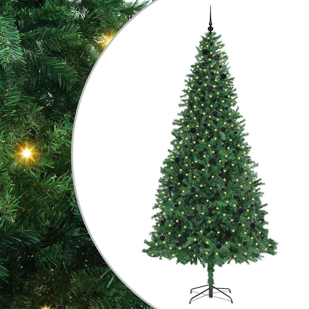 Albero di Natale artificiale con 300 LED Verde 300 cm