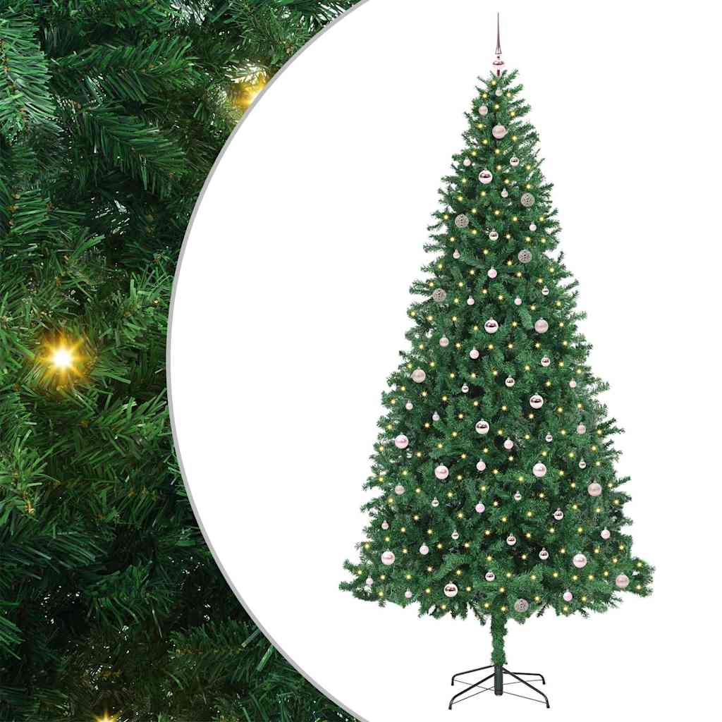 Albero di Natale artificiale con 300 LED Verde 300 cm