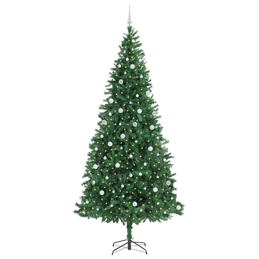 Albero di Natale artificiale con 300 LED Verde 300 cm