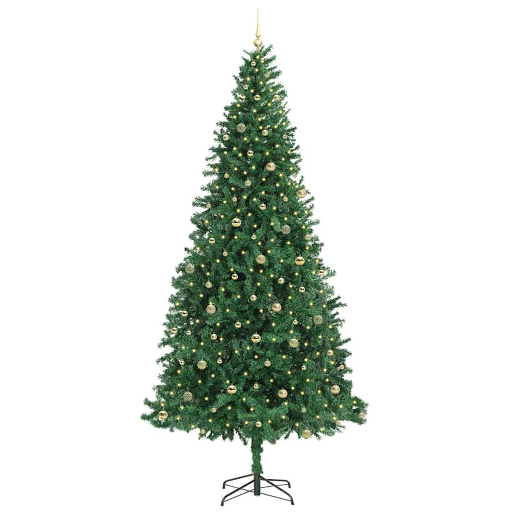 Albero di Natale artificiale con 300 LED Verde 300 cm