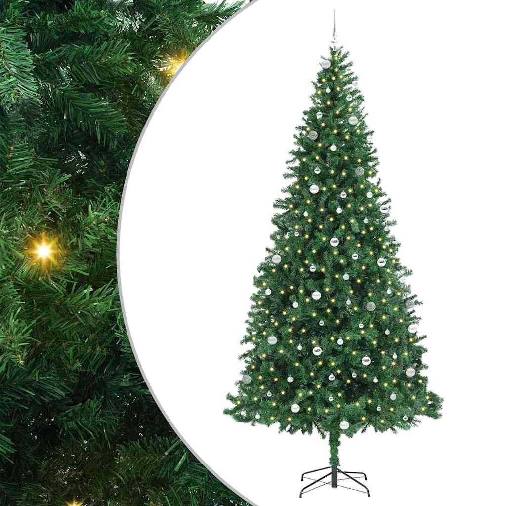 Albero di Natale artificiale con 300 LED Verde 300 cm