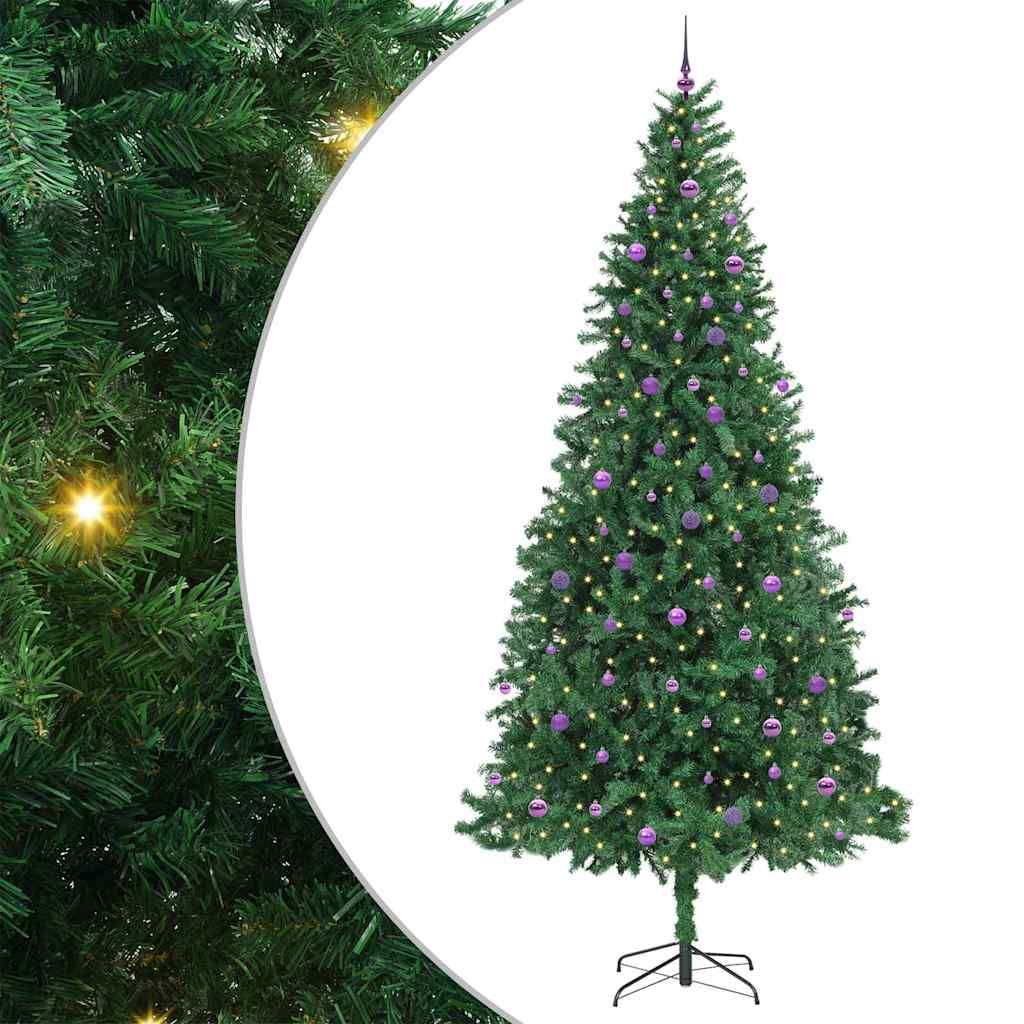 Albero di Natale artificiale con 300 LED Verde 300 cm