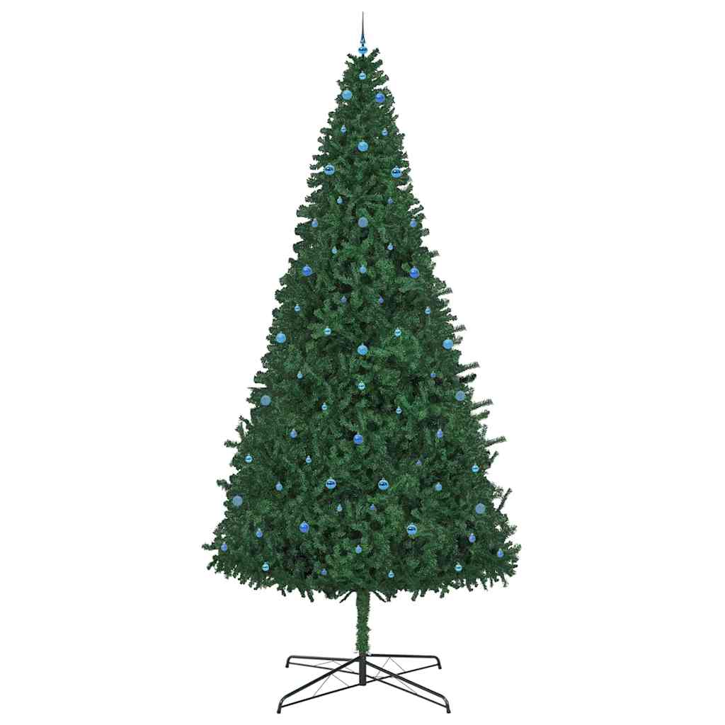 Albero di Natale con luci a corde decorative Verde 400 cm PVC