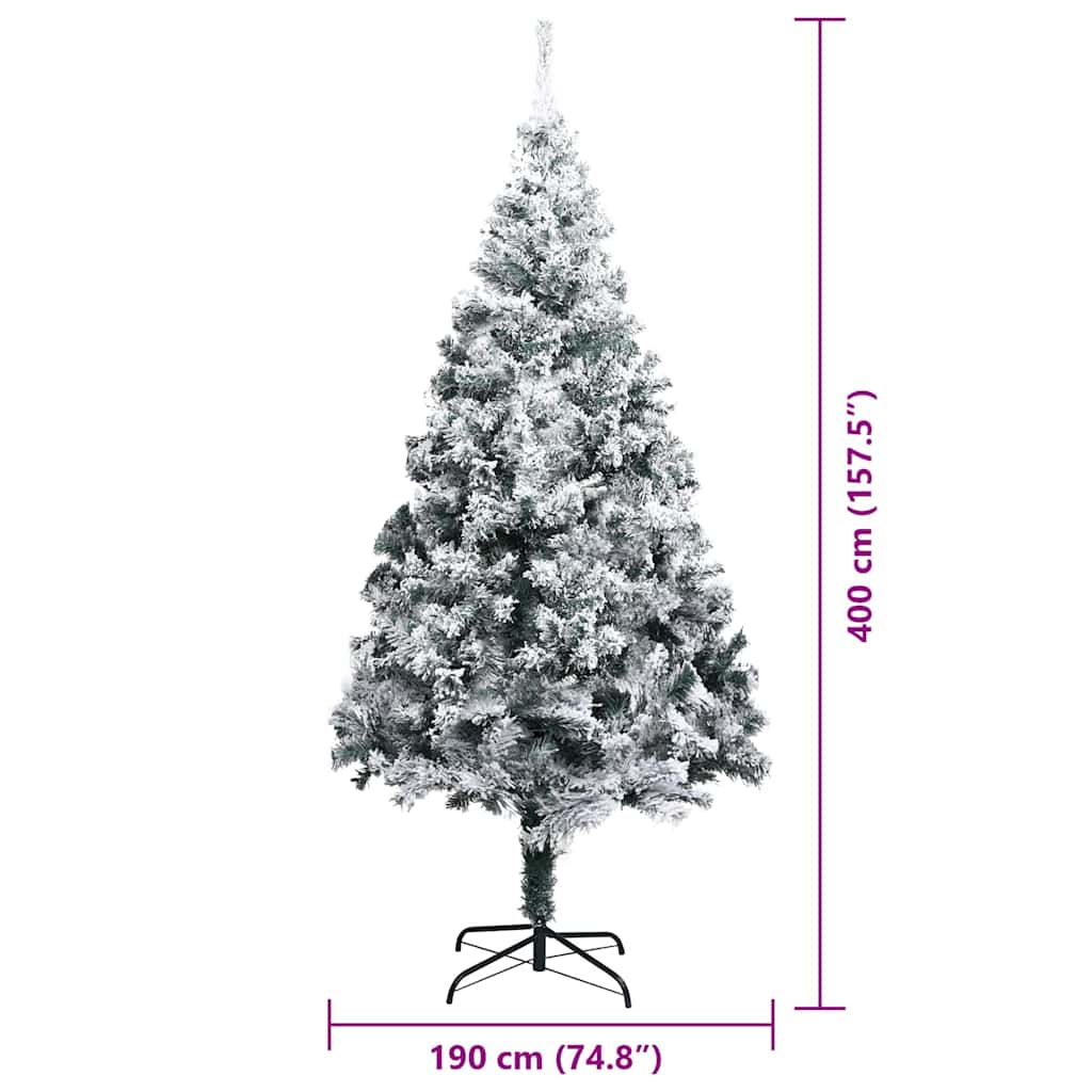 Albero di Natale Artificiale Pre-illuminato con Set di Palline
