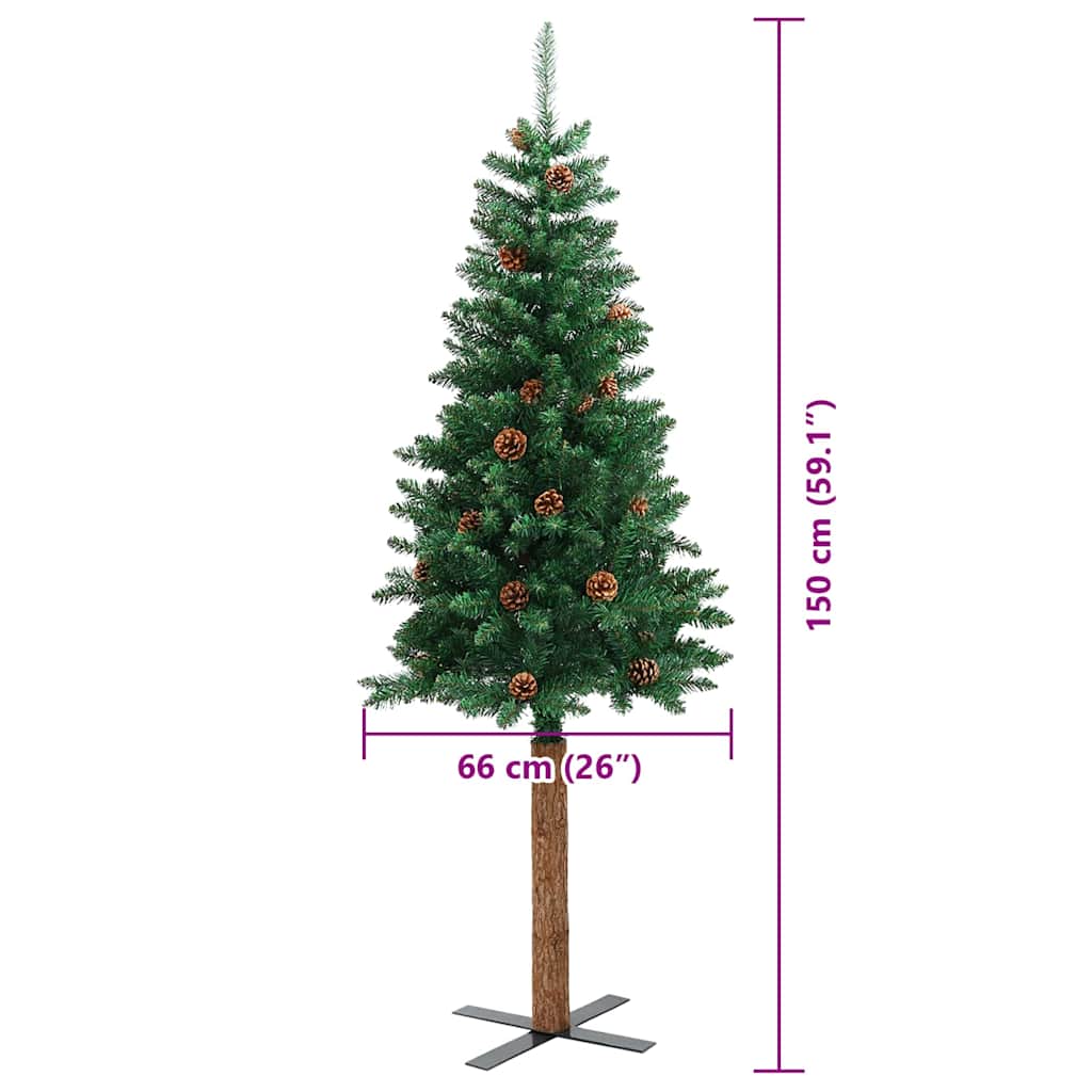 Albero di Natale snodato Verde 150 cm