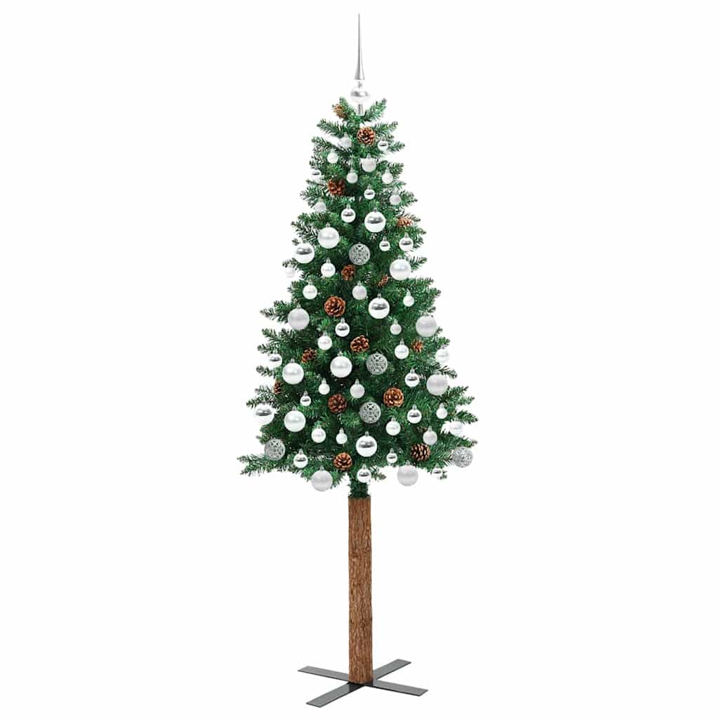 Albero di Natale snodato con 300 LED con supporto Verde 180 cm
