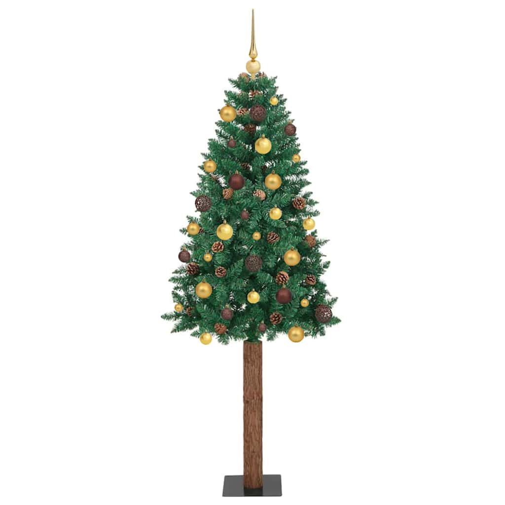 Albero di Natale snodato con 300 LED con supporto Verde 210 cm