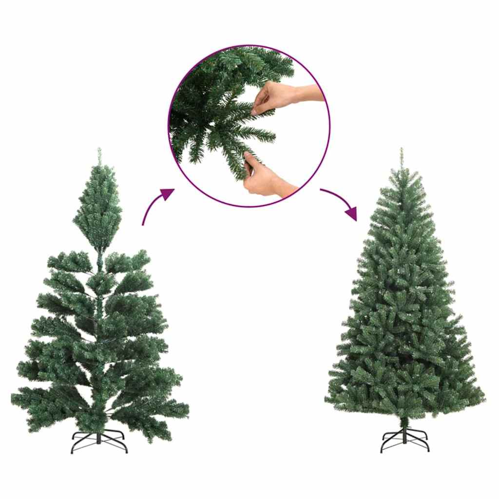Albero di Natale snodato Verde 210 cm