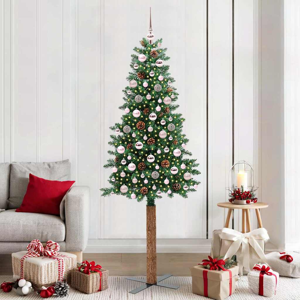 Albero di Natale snodato Verde 210 cm