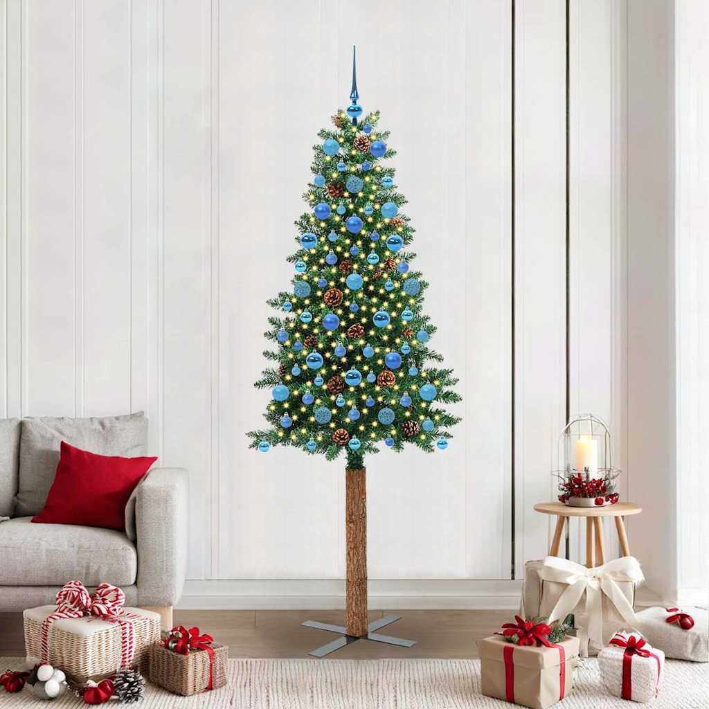 Albero di Natale snodato Verde 210 cm