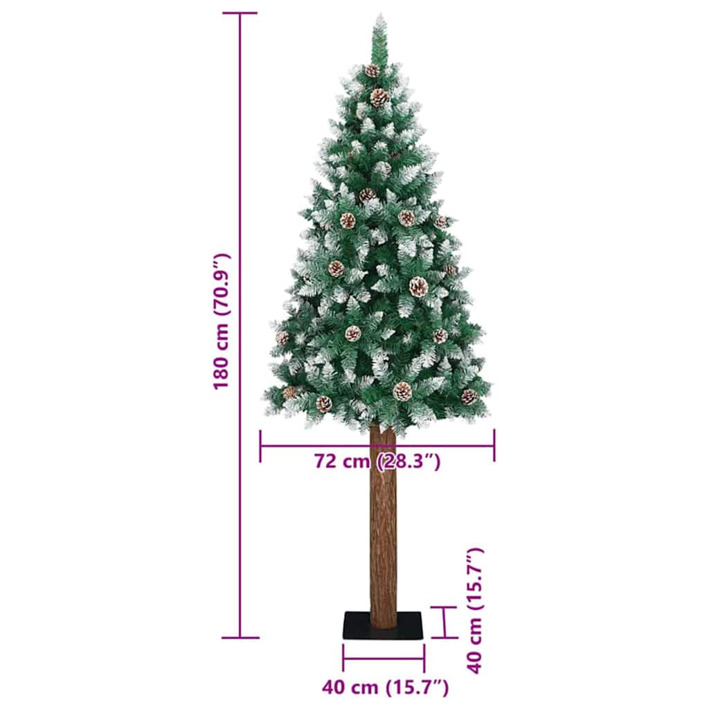Albero di Natale snodato con 300 LED con supporto Verde 180 cm