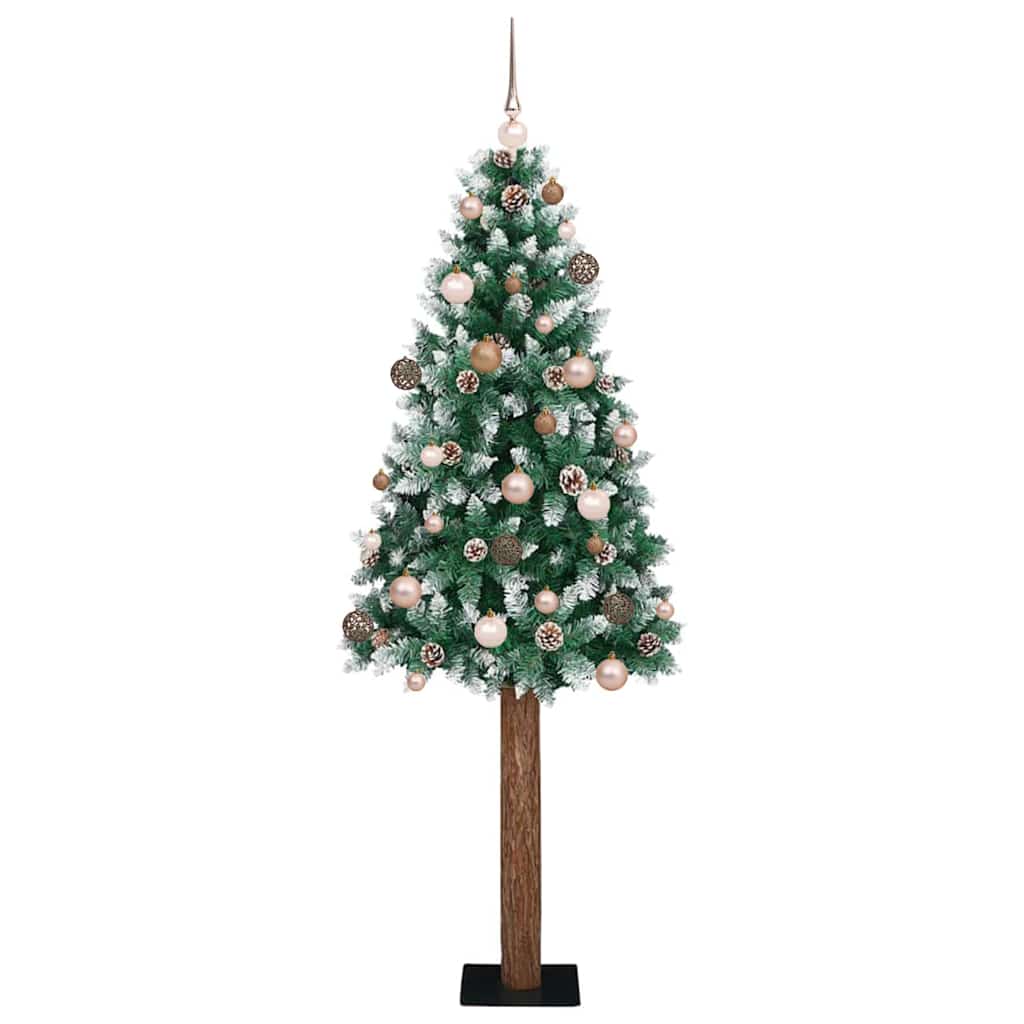 Albero di Natale snodato con 300 LED con supporto Verde 210 cm