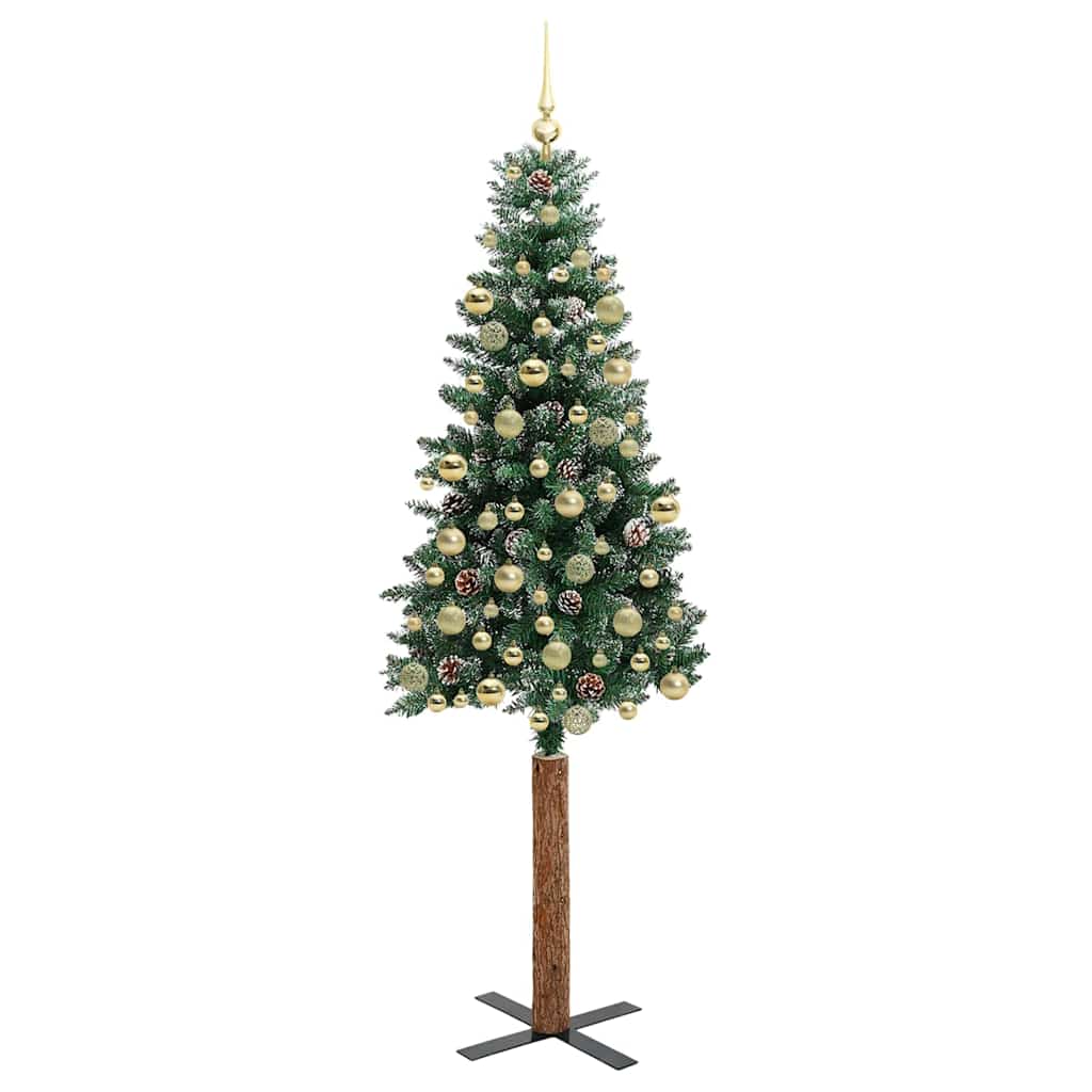 Albero di Natale snodato con 300 LED con supporto Verde 210 cm