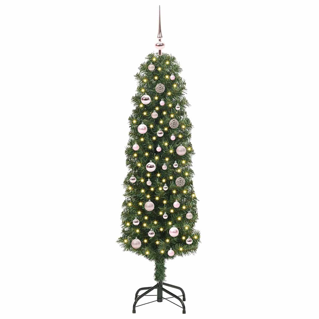 Albero di Natale artificiale con 150 LED Verde 150 cm