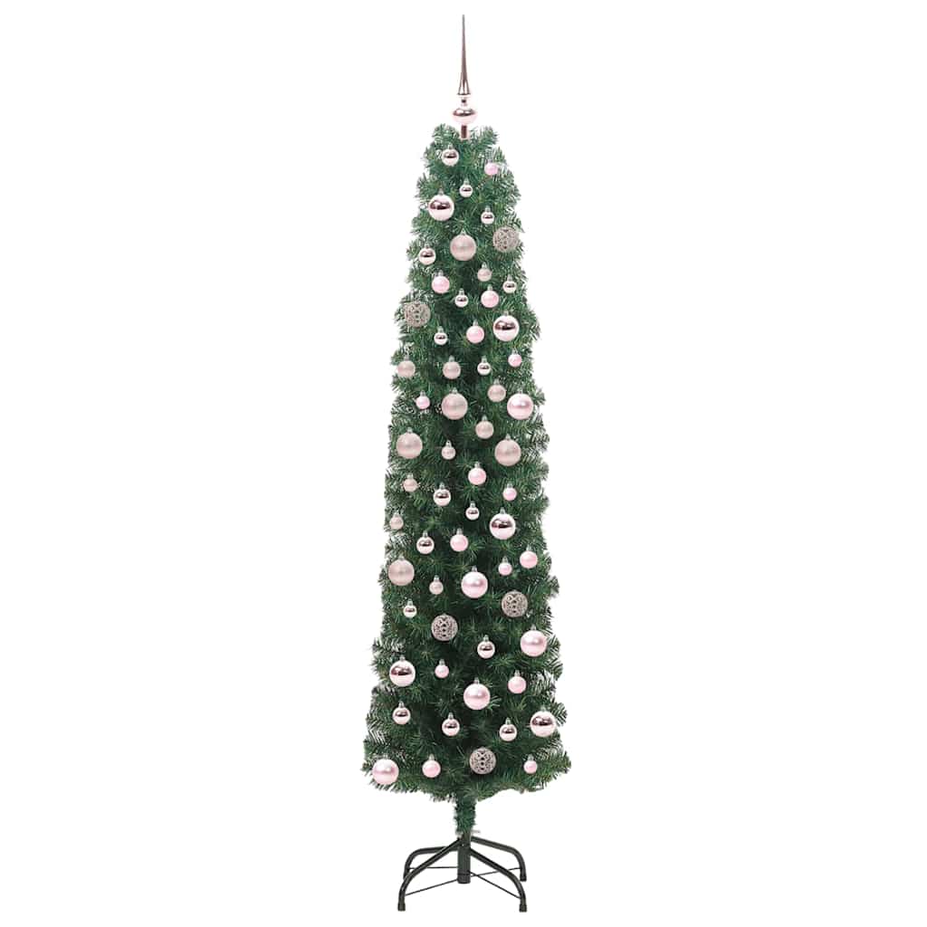 Albero di Natale artificiale con 300 LED Verde 180 cm