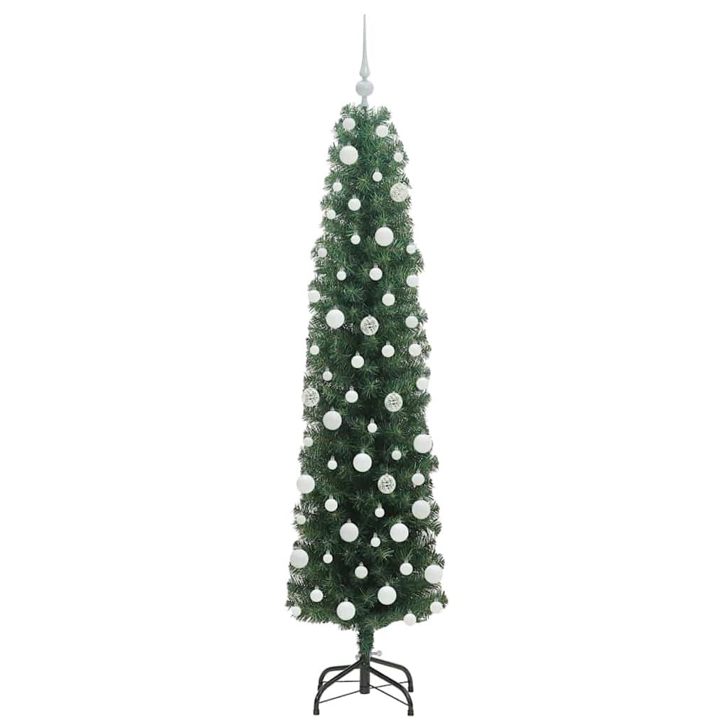 Albero di Natale artificiale con 300 LED Verde 180 cm