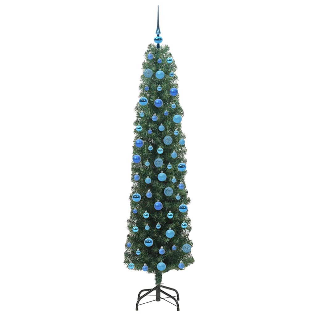 Albero di Natale artificiale con 300 LED Verde 180 cm