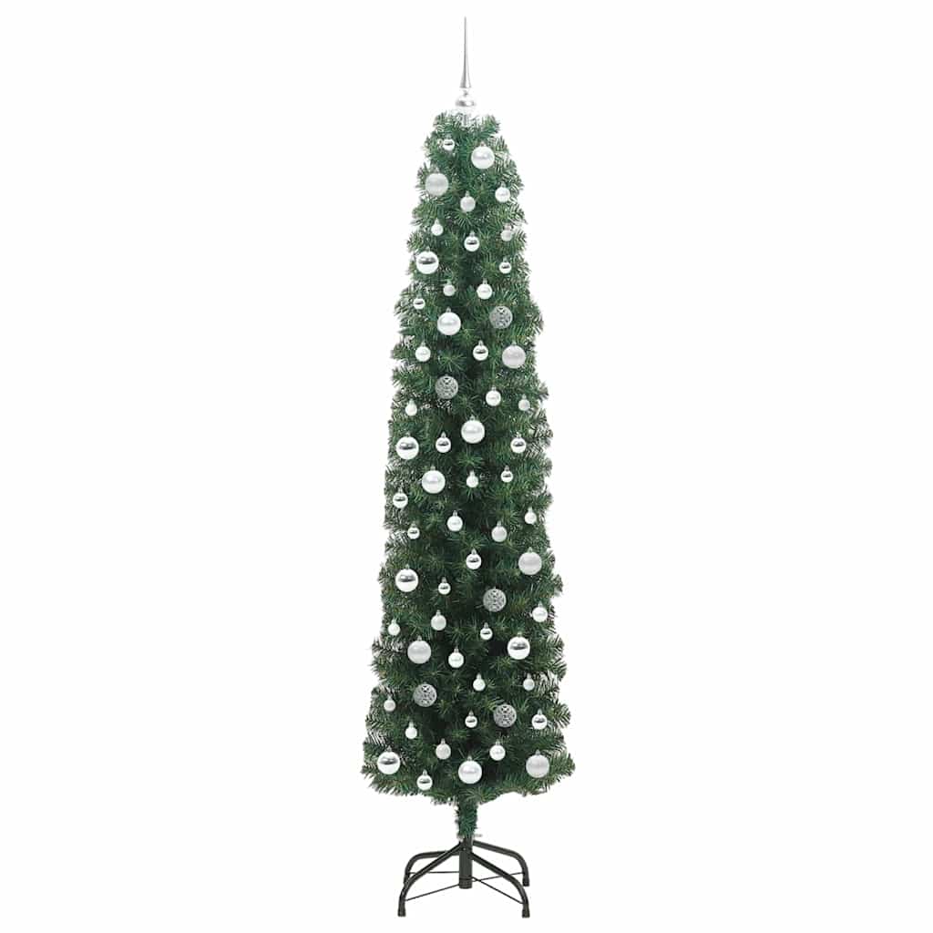 Albero di Natale artificiale con 300 LED Verde 210 cm