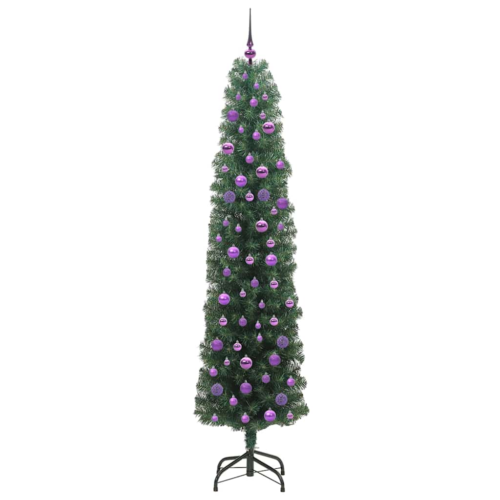 Albero di Natale artificiale con 300 LED Verde 210 cm