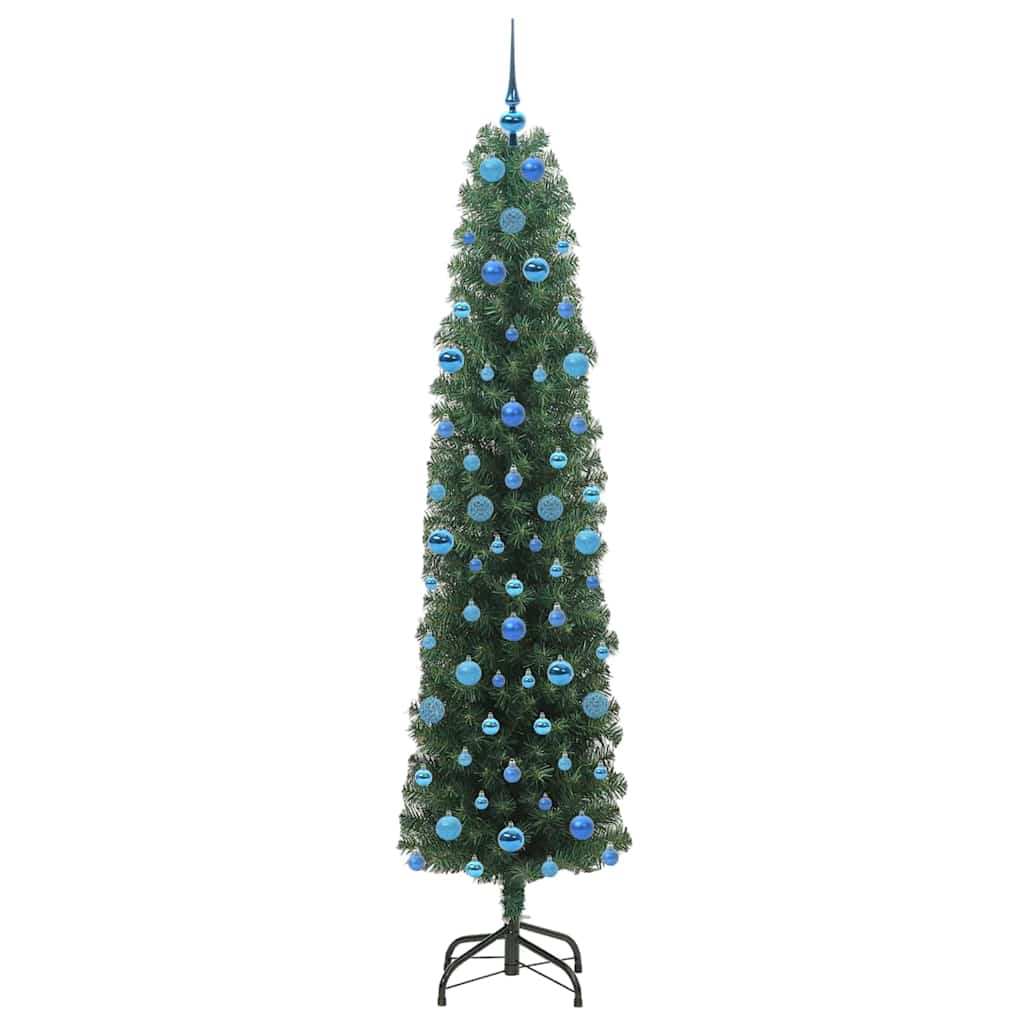 Albero di Natale artificiale con 300 LED Verde 210 cm