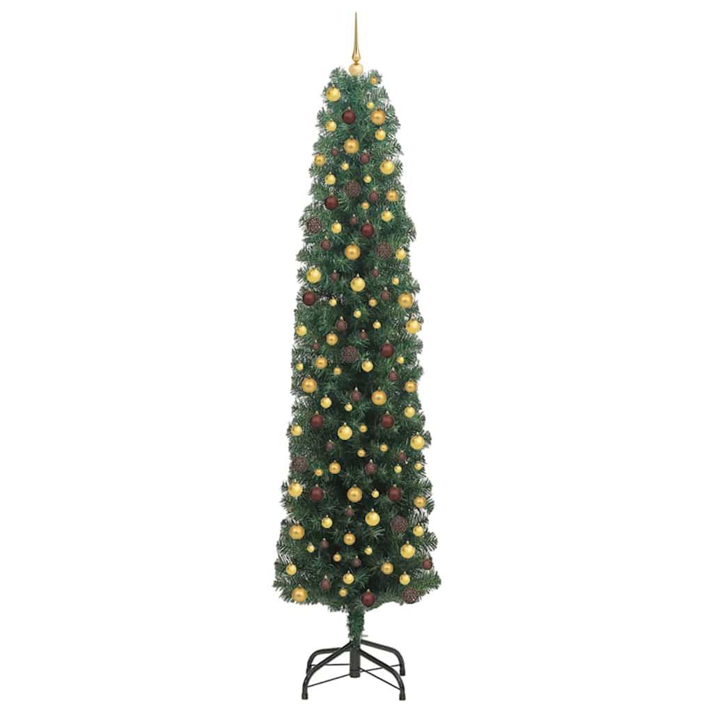 Albero di Natale artificiale con 300 LED Verde 240 cm