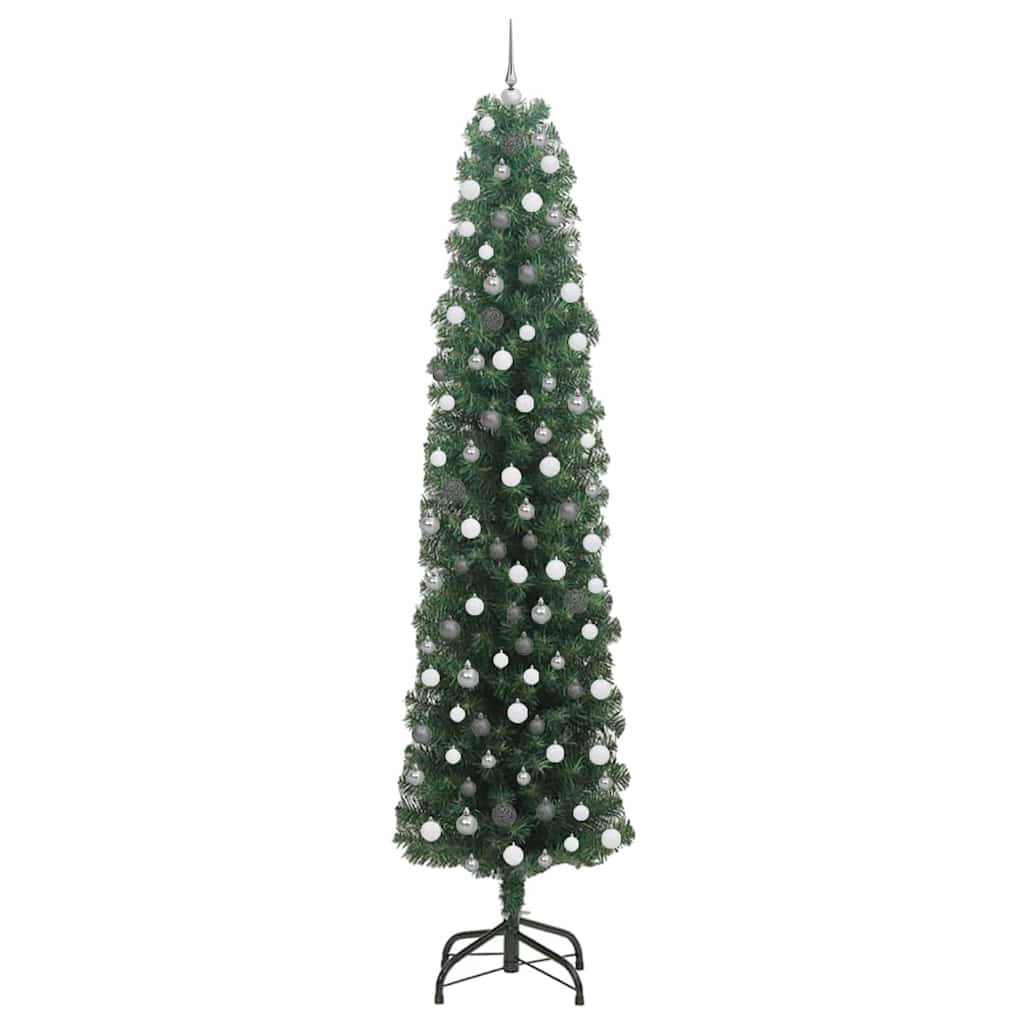 Albero di Natale artificiale con 300 LED Verde 240 cm
