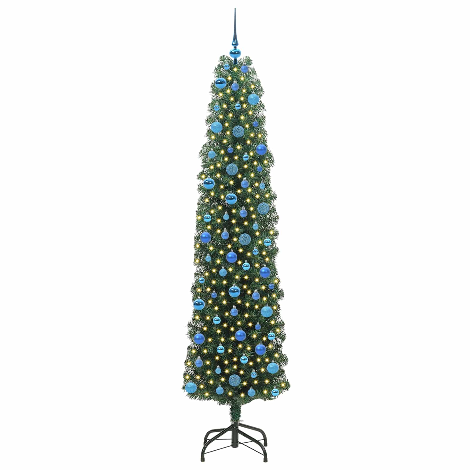 Albero di Natale artificiale con 300 LED Verde 240 cm