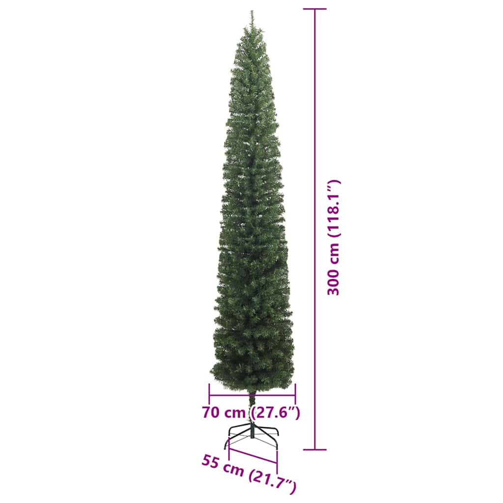 Albero di Natale artificiale con 300 LED Verde 300 cm