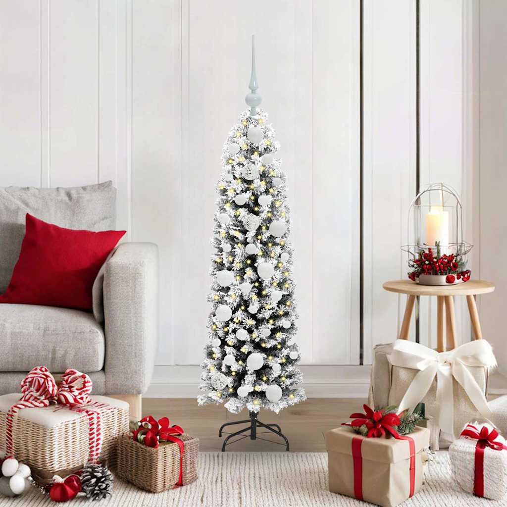 Albero di Natale artificiale con 150 LED Verde 120 cm