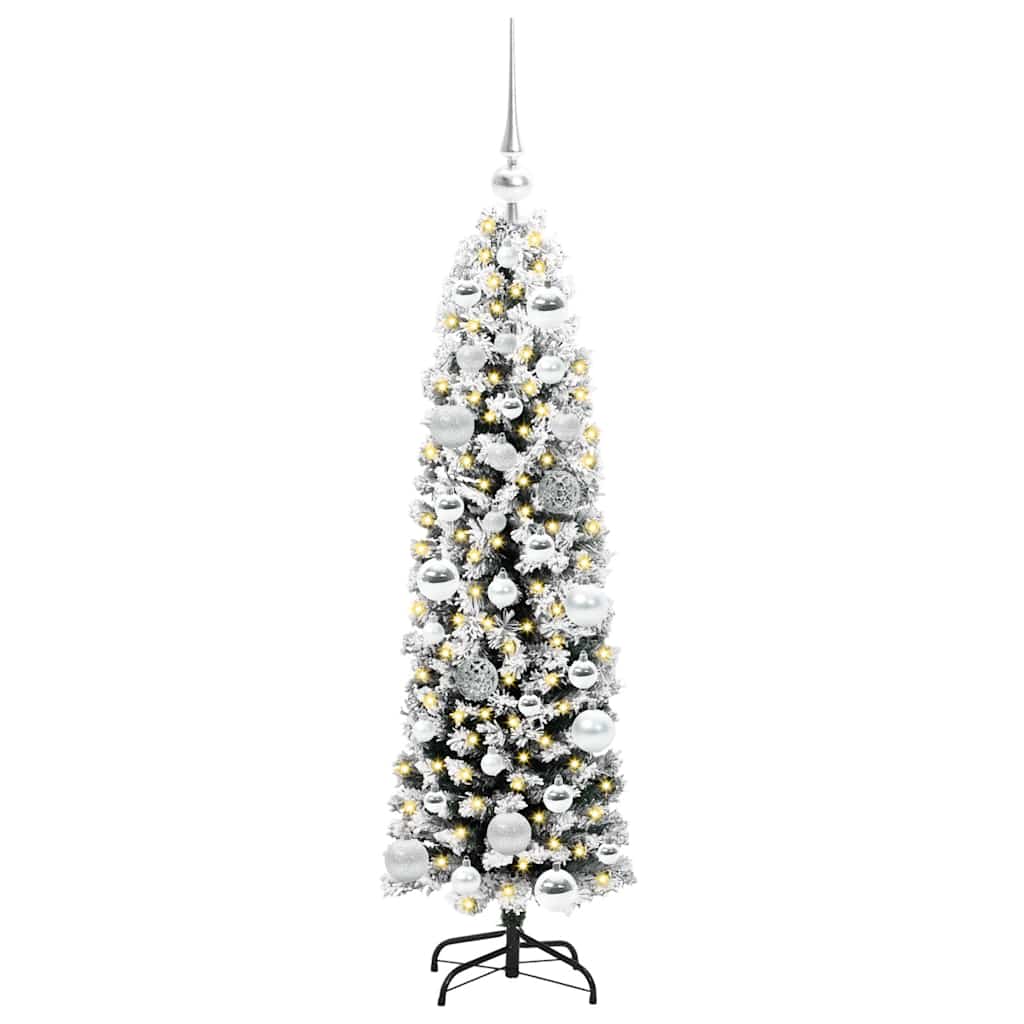 Albero di Natale artificiale con 150 LED Verde 120 cm
