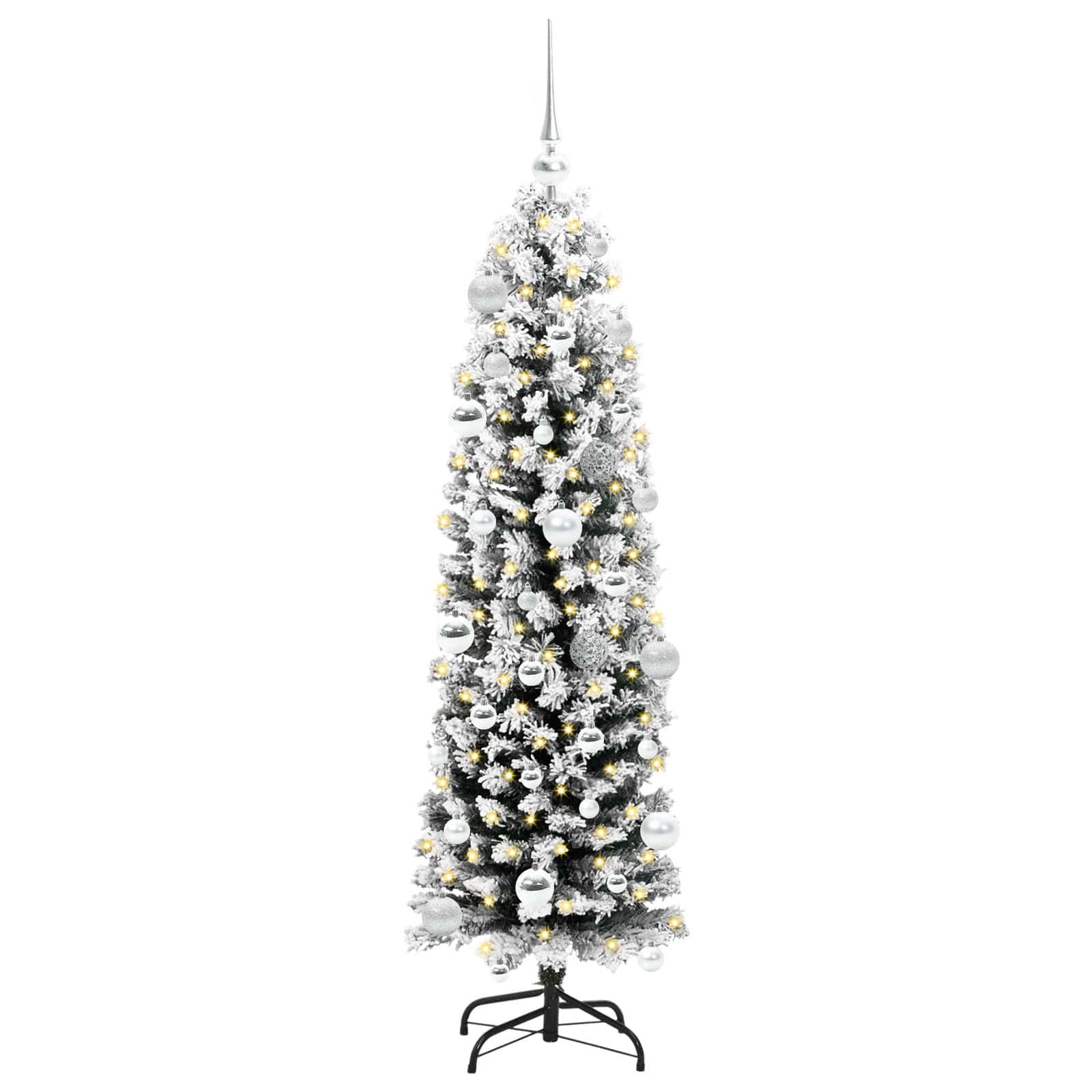 Albero di Natale artificiale con 150 LED Verde 150 cm