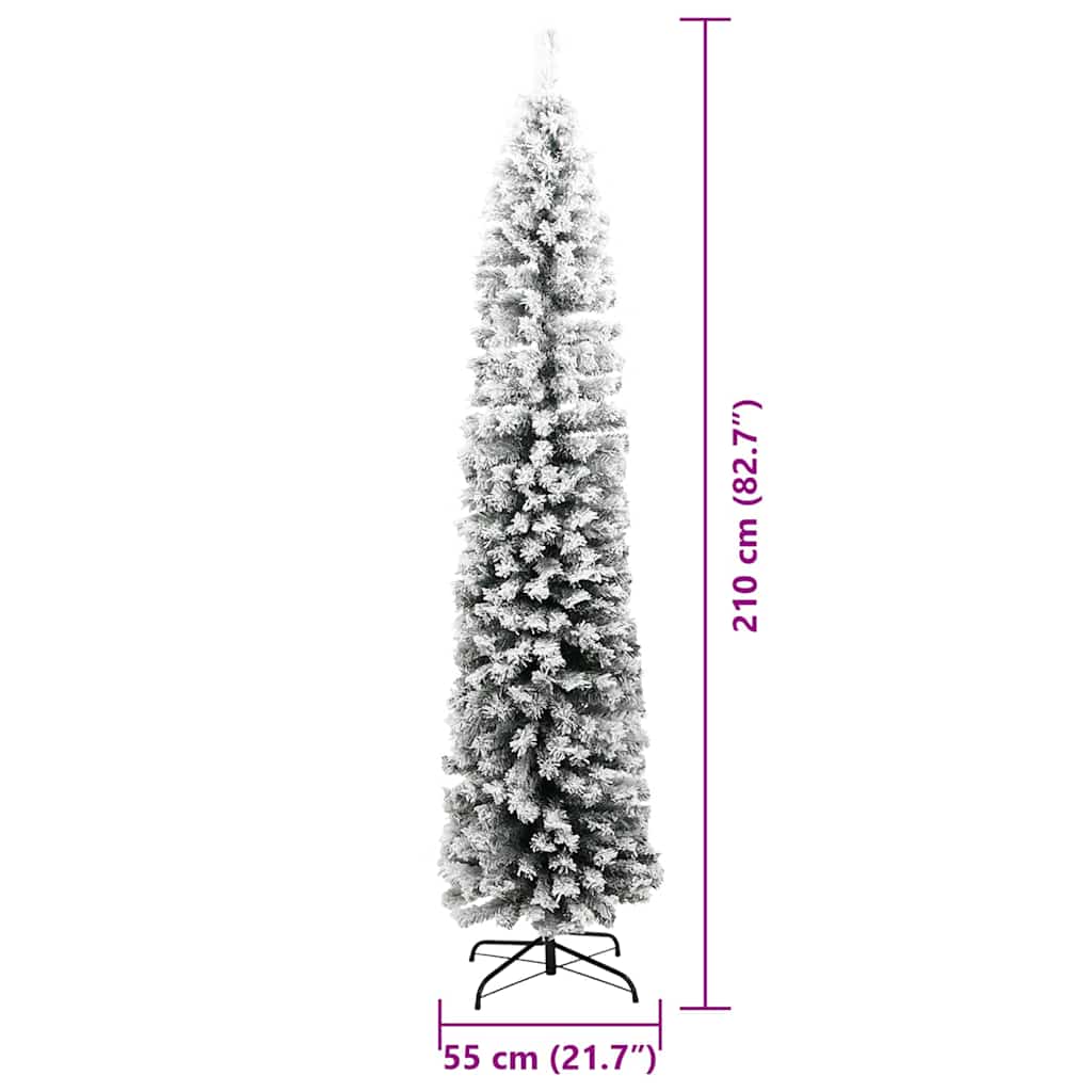 Albero di Natale artificiale con 300 LED Verde 210 cm