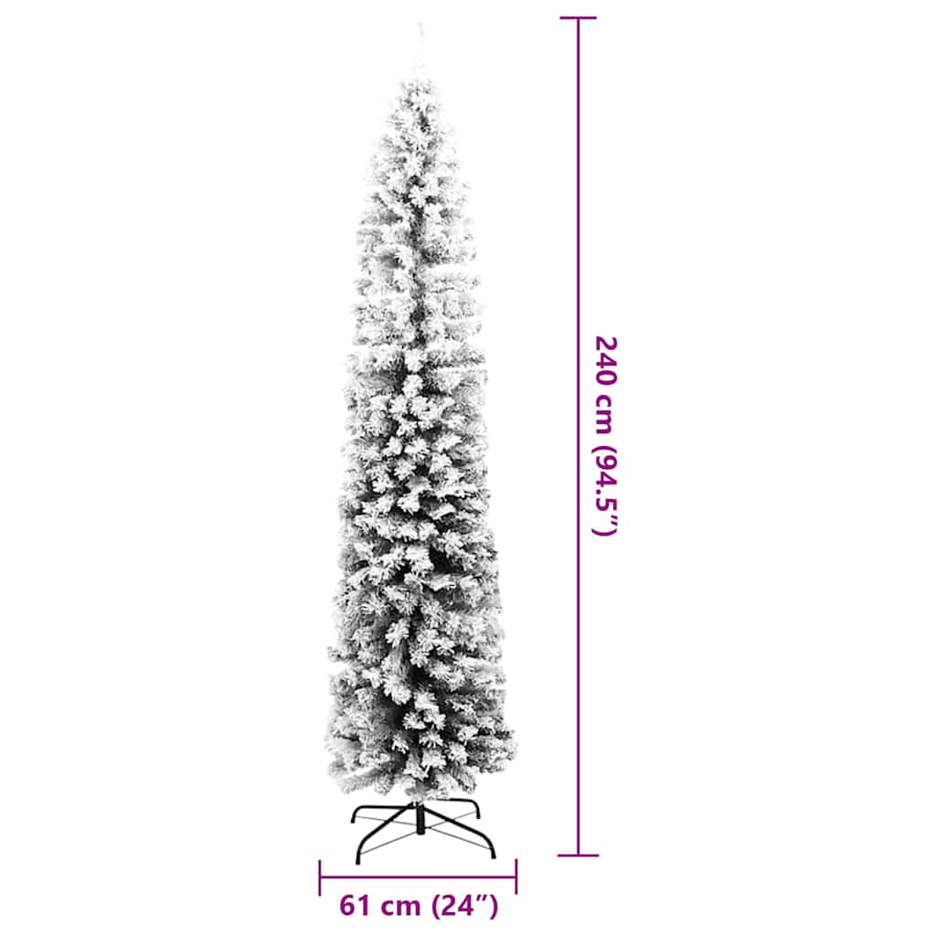 Albero di Natale artificiale con 300 LED Verde 240 cm